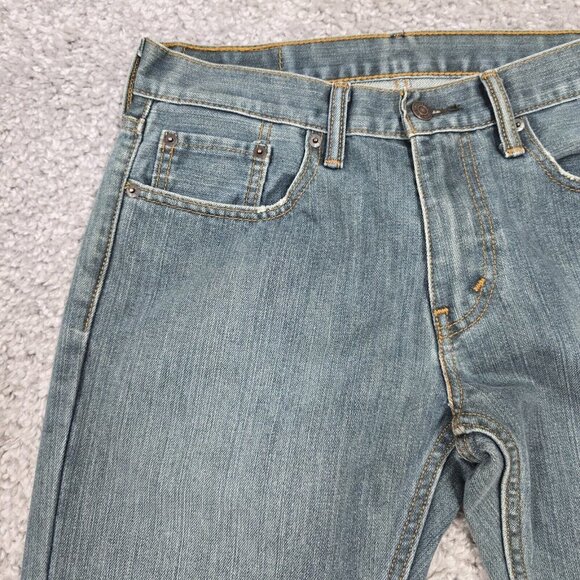 Levis 559 Jeans Mens 30x30 (Fits 29x27.5) Blue Relaxed Straight Denim Skater - Picture 3 of 13